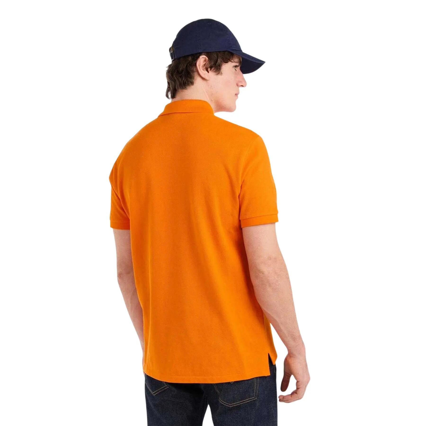 Mens Custom Polo Shirt (Orange) 3/5