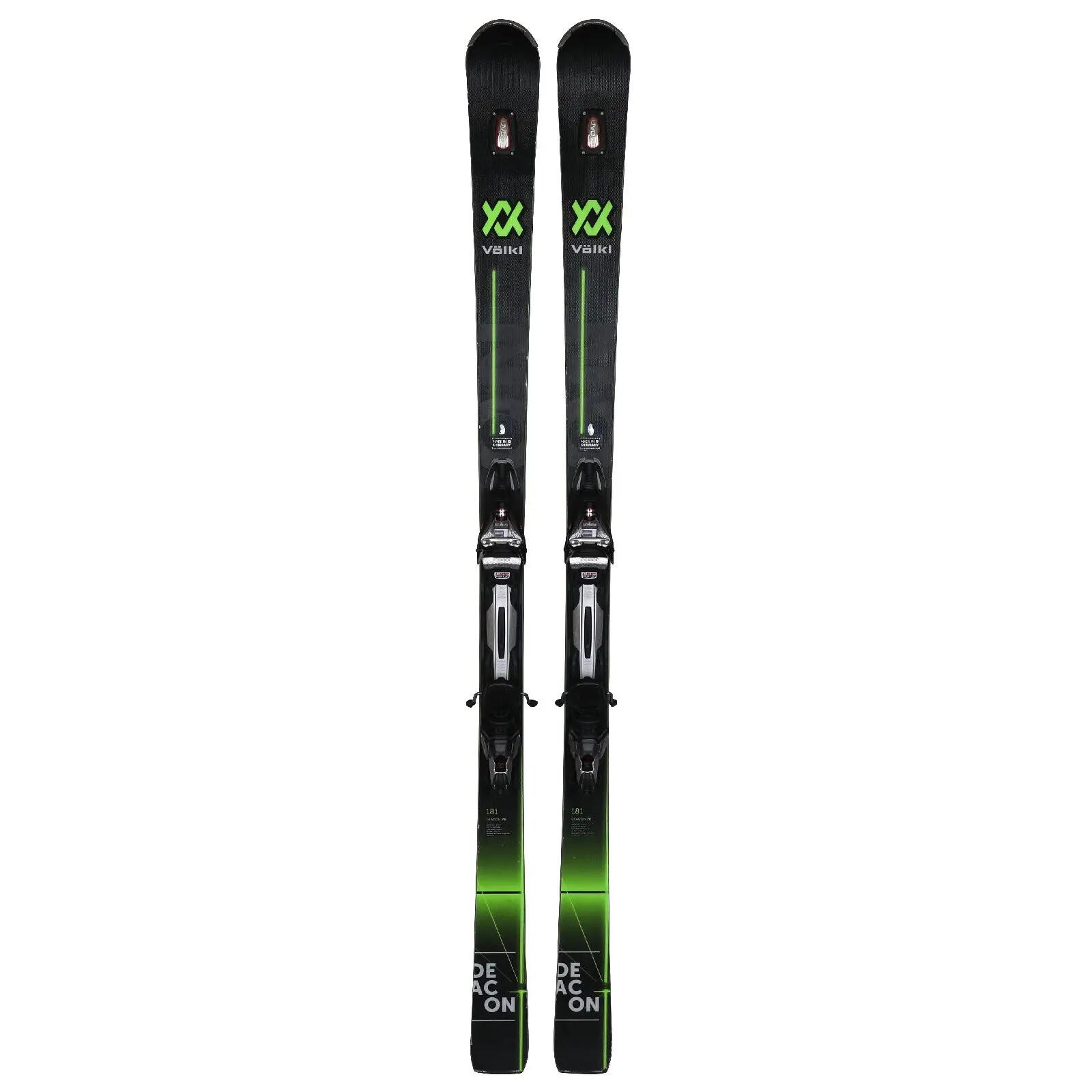RECONDITIONNE - Ski Volkl Deacon 76 + Fixations 2/4