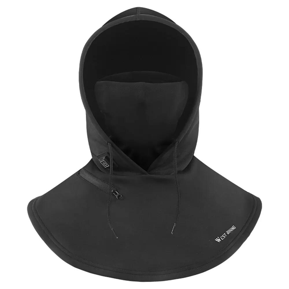 Cagoule chauffante vélo 3 niveaux WEST BIKING 2/5