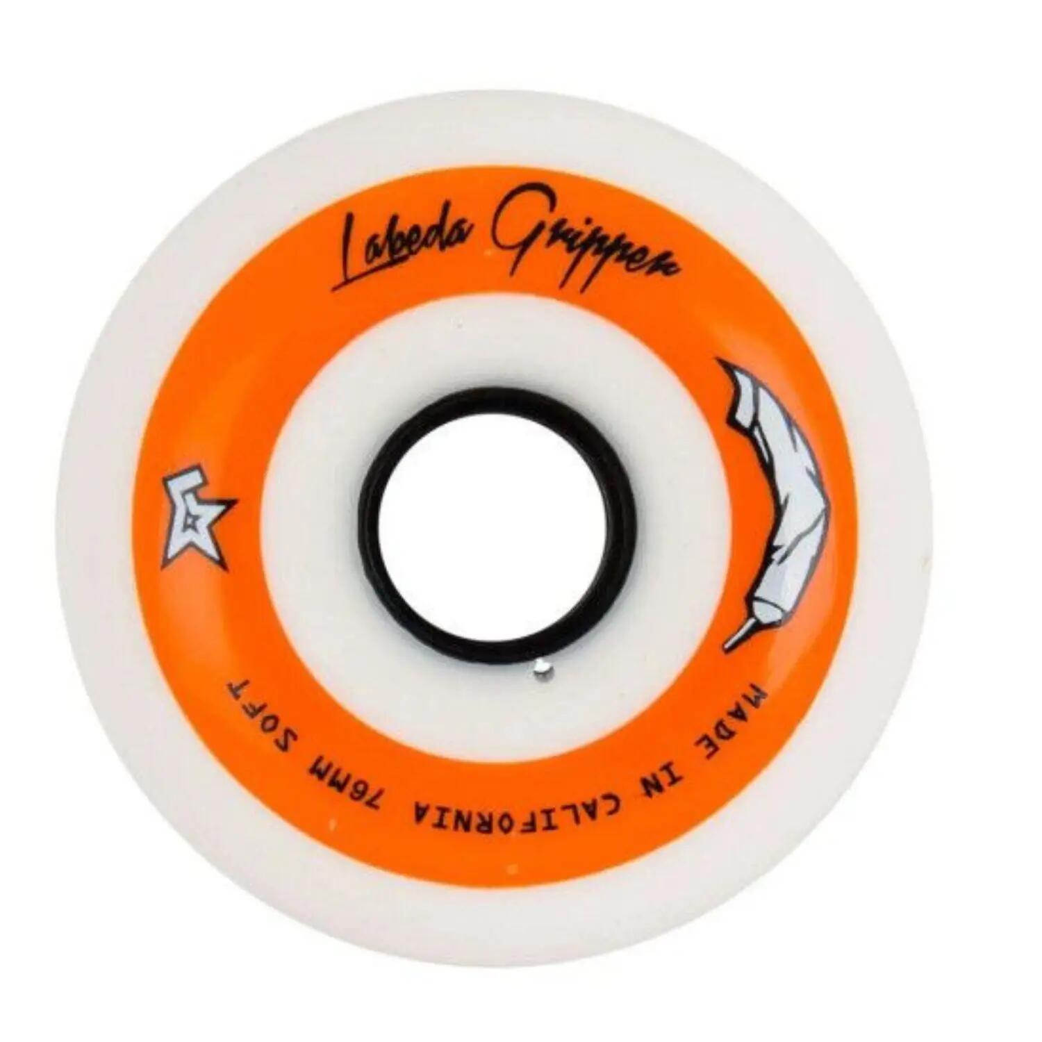 LABEDA Gripper Soft Roller Wheels, 4 bucăți, 72 mm albe, roți
