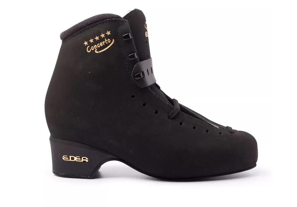 EDEA patins de gelo Concerto pretos Forma Size para patinagem artística – D 2/4