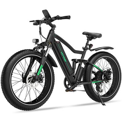 Elektrische fiets fatbike e-bike 26×4.0 7 versnellingen bk9s
