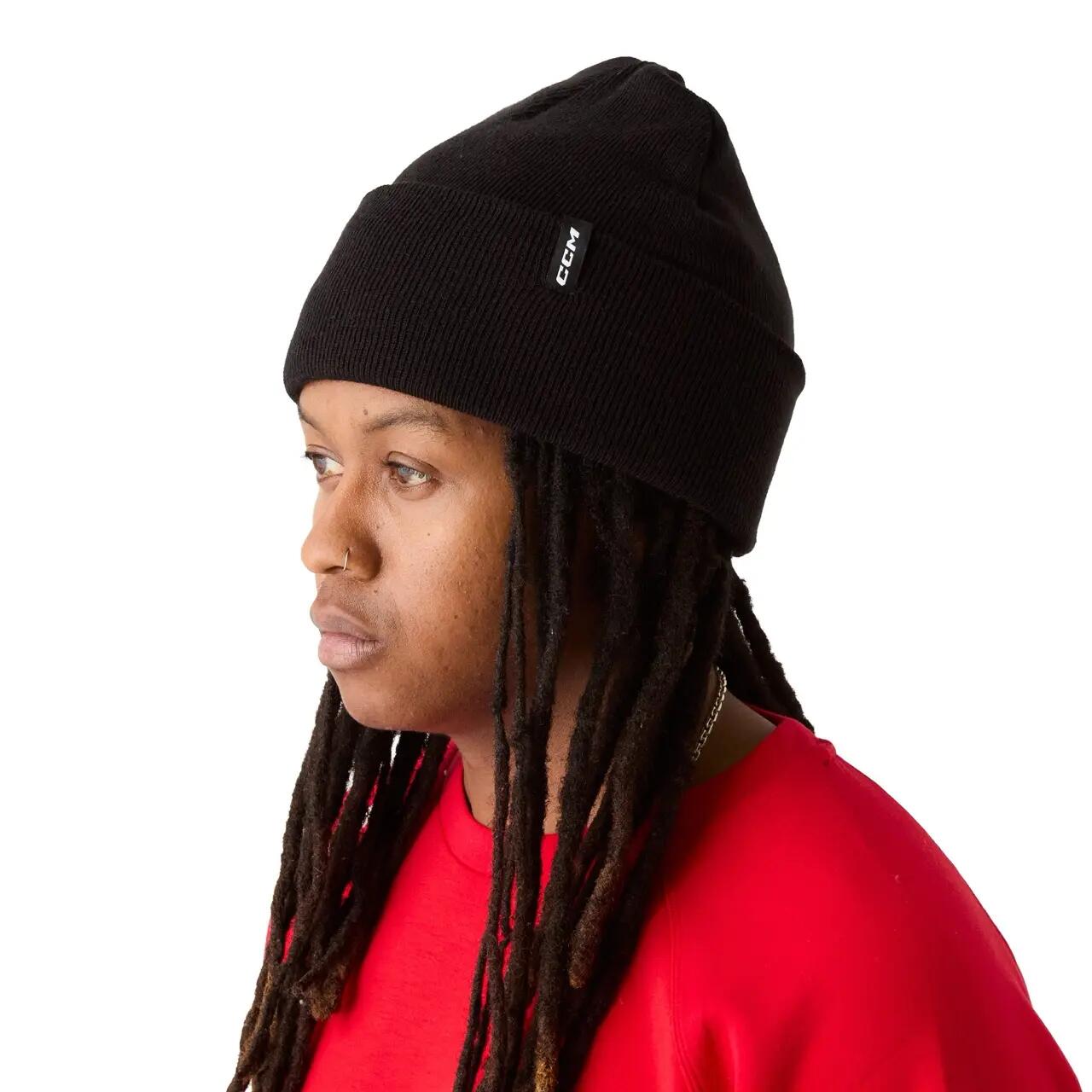 CCM Team bonnet noir adulte 4/5