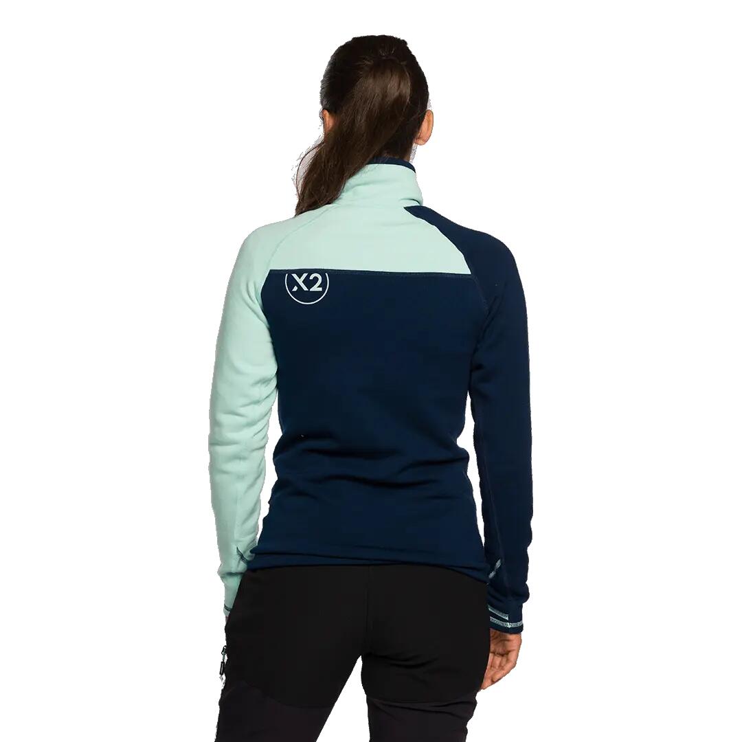 Jersey para Mujer Trangoworld Trx2 stretch wm evo Azul 2/4
