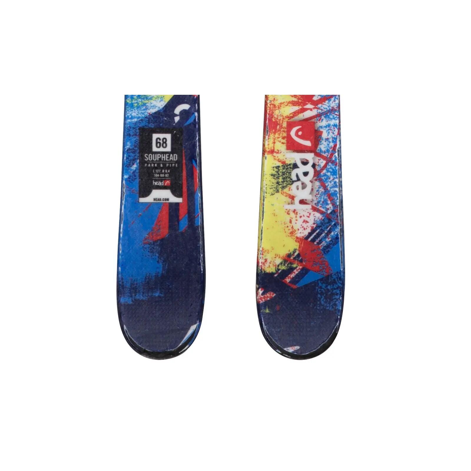 RECONDITIONNE - Ski Junior Head Souphead 68 + Fixations 4/4