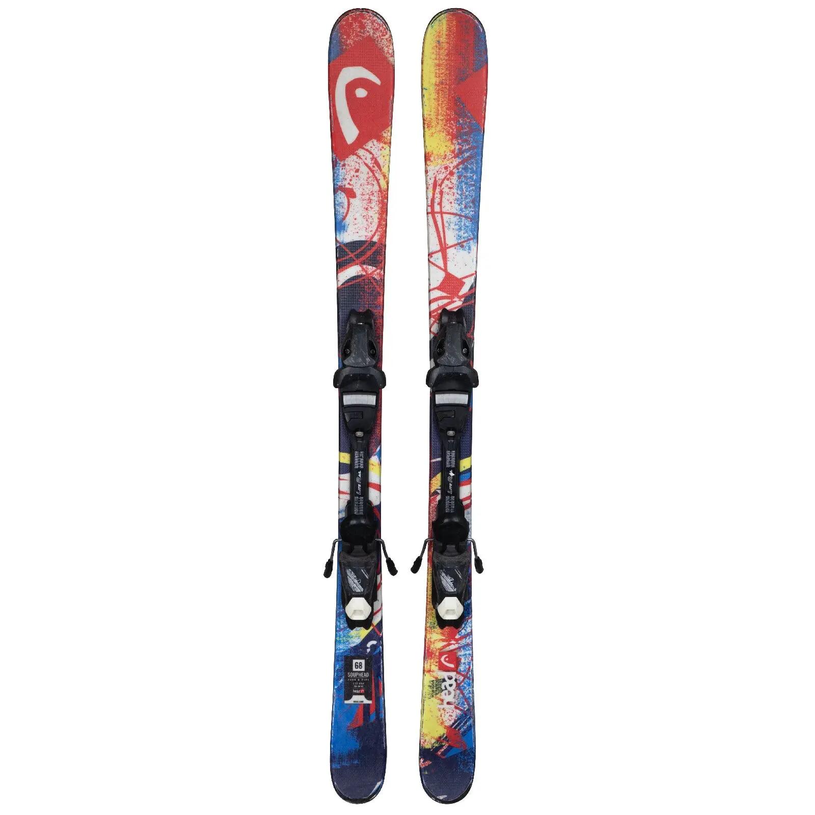 RECONDITIONNE - Ski Junior Head Souphead 68 + Fixations 2/4