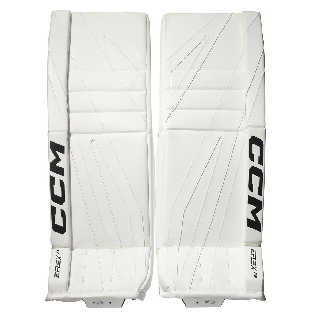 CCM EFX 7 Senior Goalie Pads White 34+1