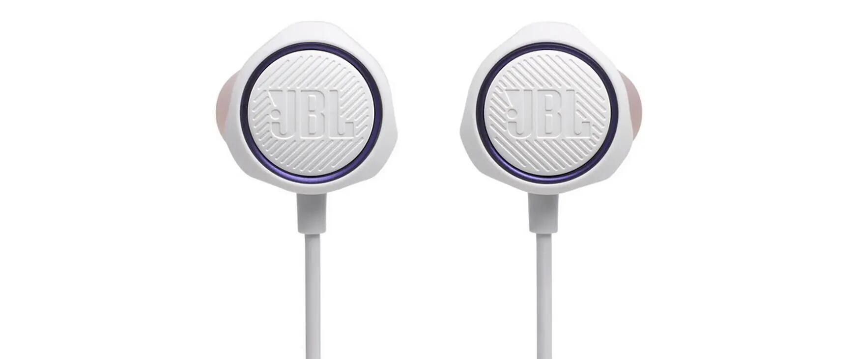 JBL Quantum 50C Écouteurs Gaming In-Ear USB-C Blanc 2/3
