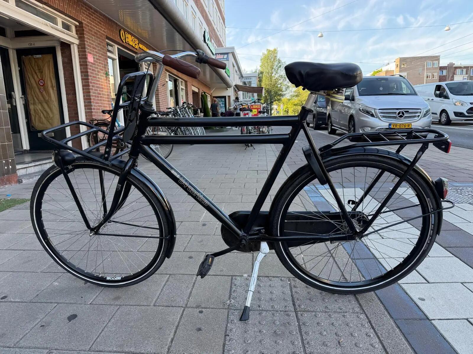 Cortina U4! Transport, Shimano Nexus shifter, zwart 4/5
