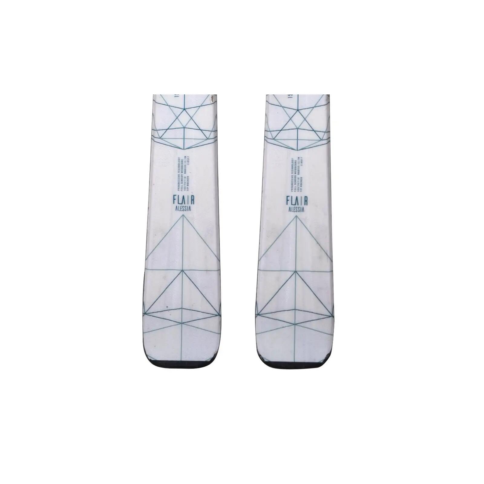 RECONDITIONNE - Ski Volkl Flair Alessia + Fixations 4/4
