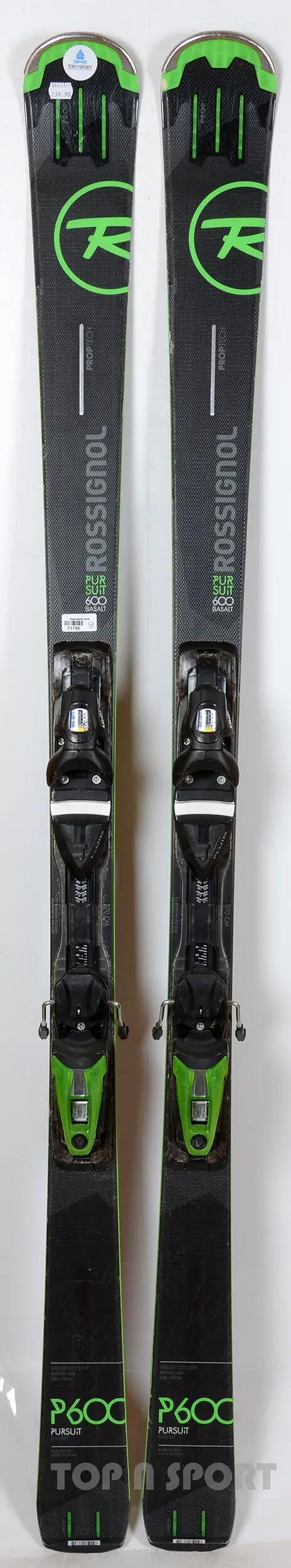 RECONDITIONNE - Skis Rossignol PURSUIT 600 Basalt - BON 4/5