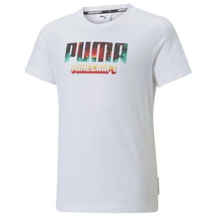 Koszulka dziecięca PUMA X MINECRAFT GRAPHIC TEE PUMA WHITE 110