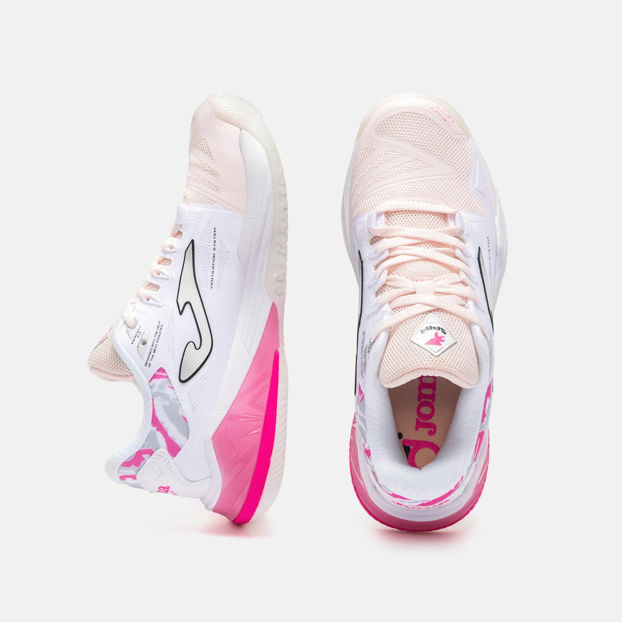 Scarpe donna joma padel spin lady 2632 - rosa 4/5