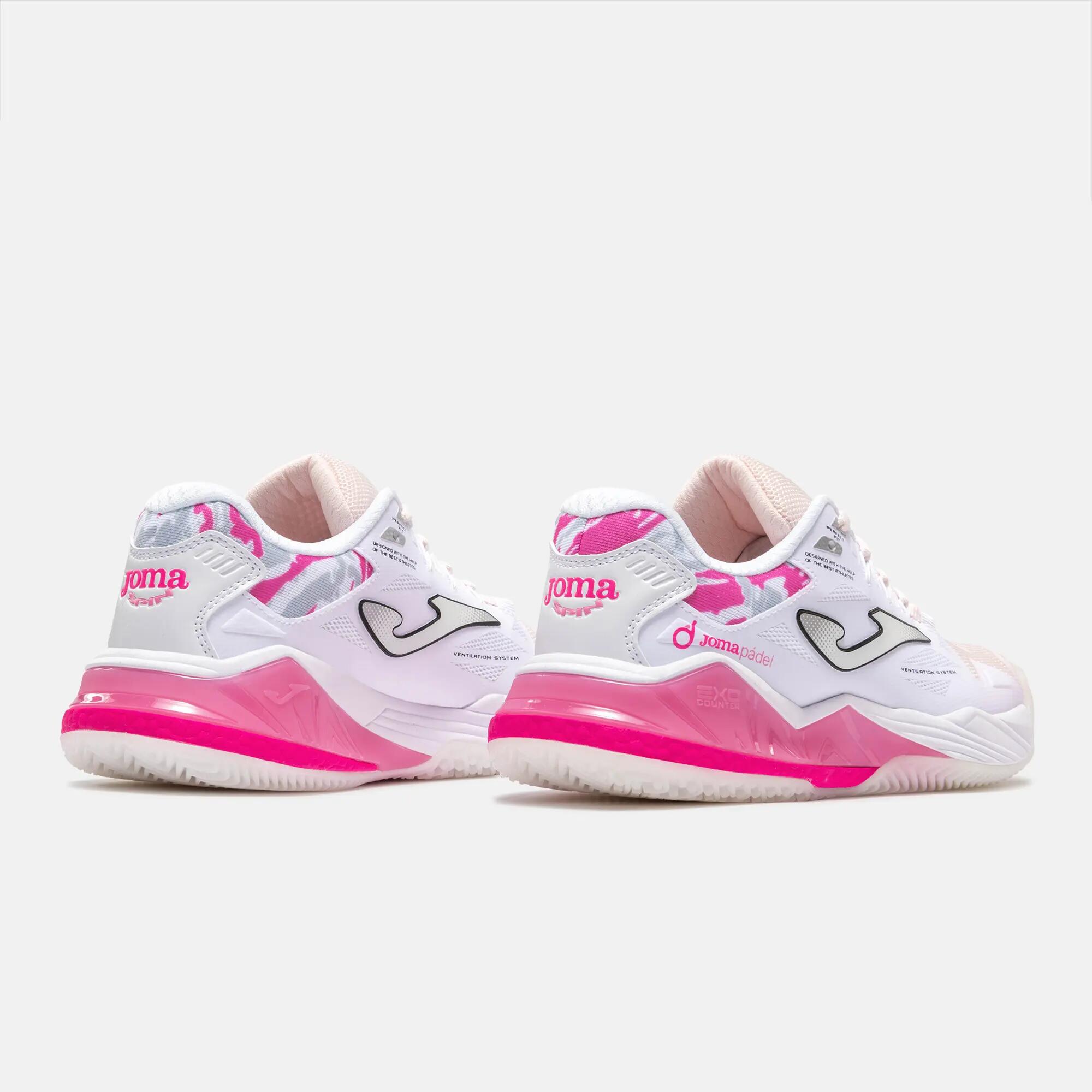 Scarpe donna joma padel spin lady 2632 - rosa 3/5