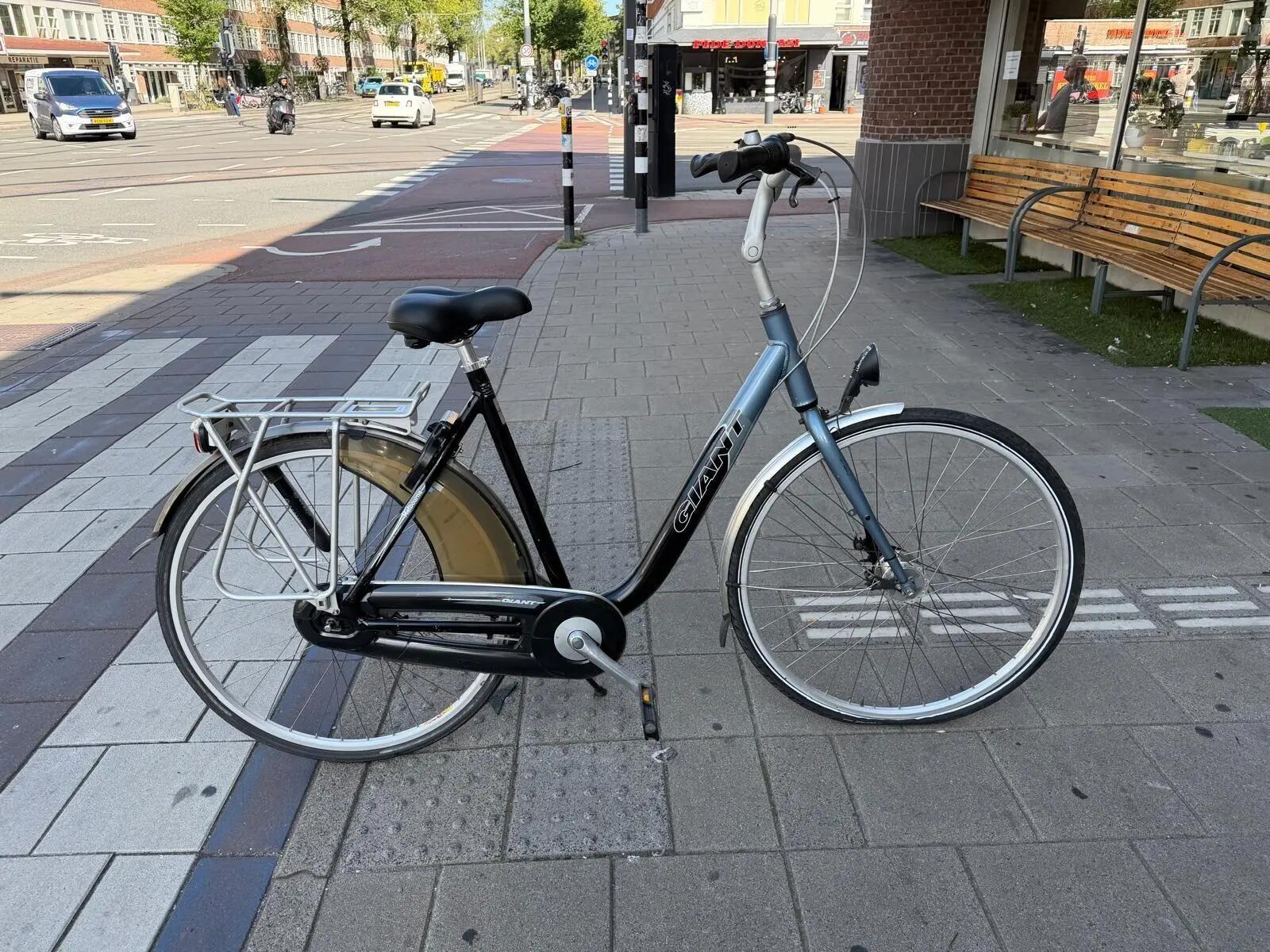 Giant stadsfiets bike, Shimano Nexus shifter, zwart 6/6