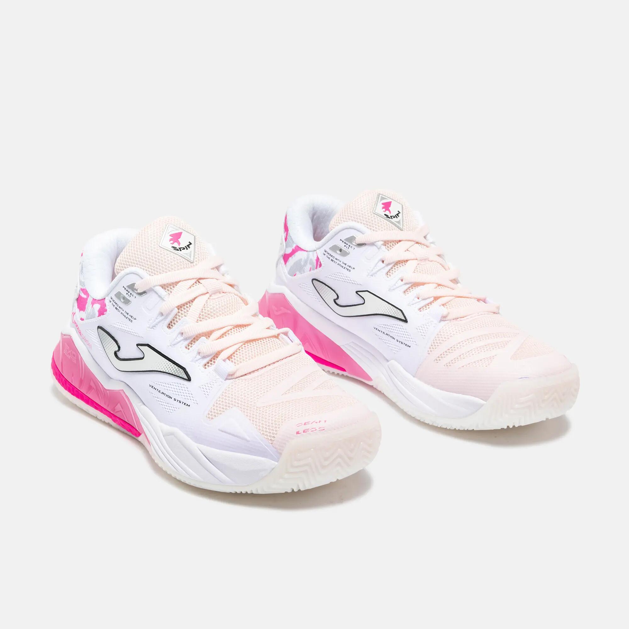 Scarpe donna joma padel spin lady 2632 - rosa 2/5