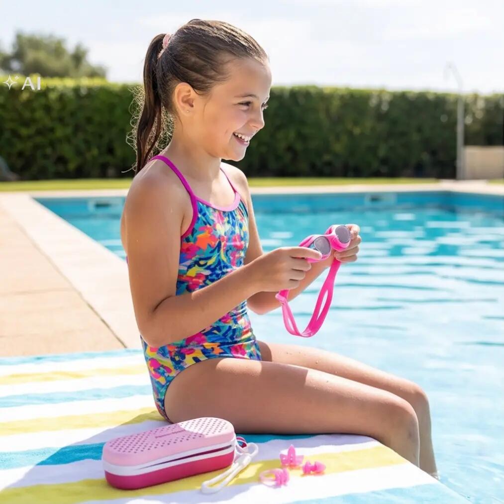 Etui pokrowiec futerał ochronne na okulary do pływania Aqua-Sport Aqua Case 7/7