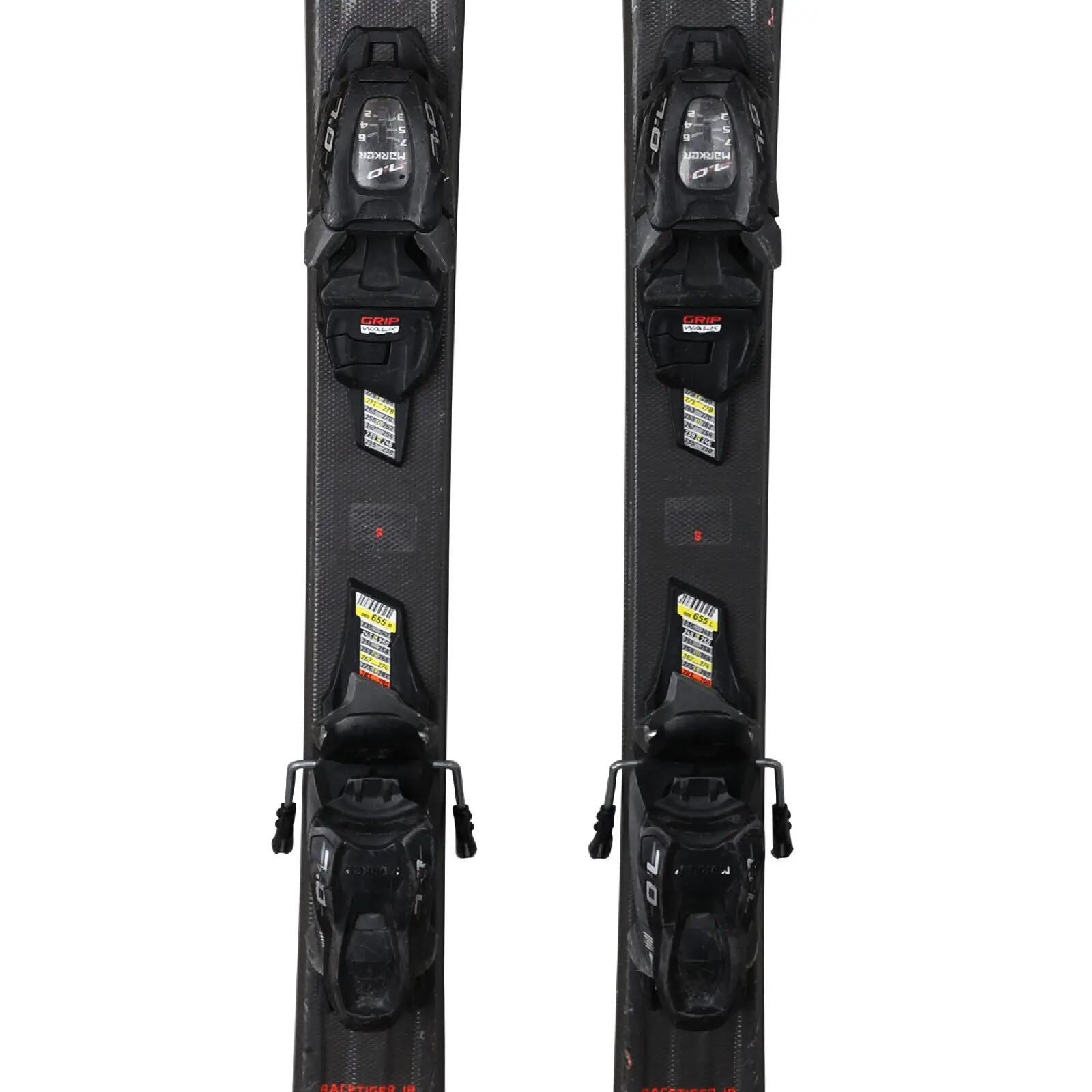 RECONDITIONNE - Ski Junior Volkl Racetiger Jr + Fixations 3/4