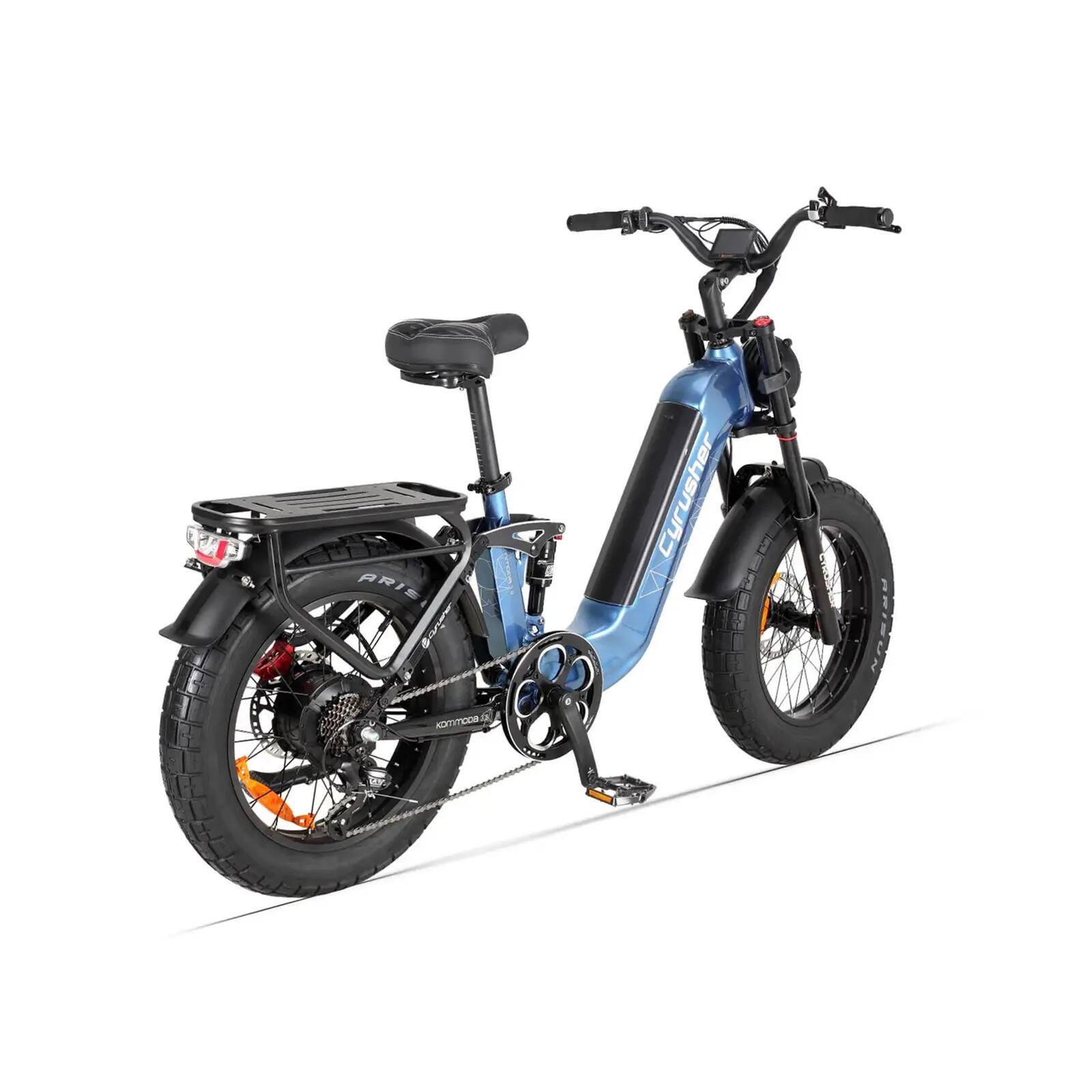 Bicicletă electrică cu suspensie completă Cyrusher Kommoda 3.0 , 48V și 20Ah