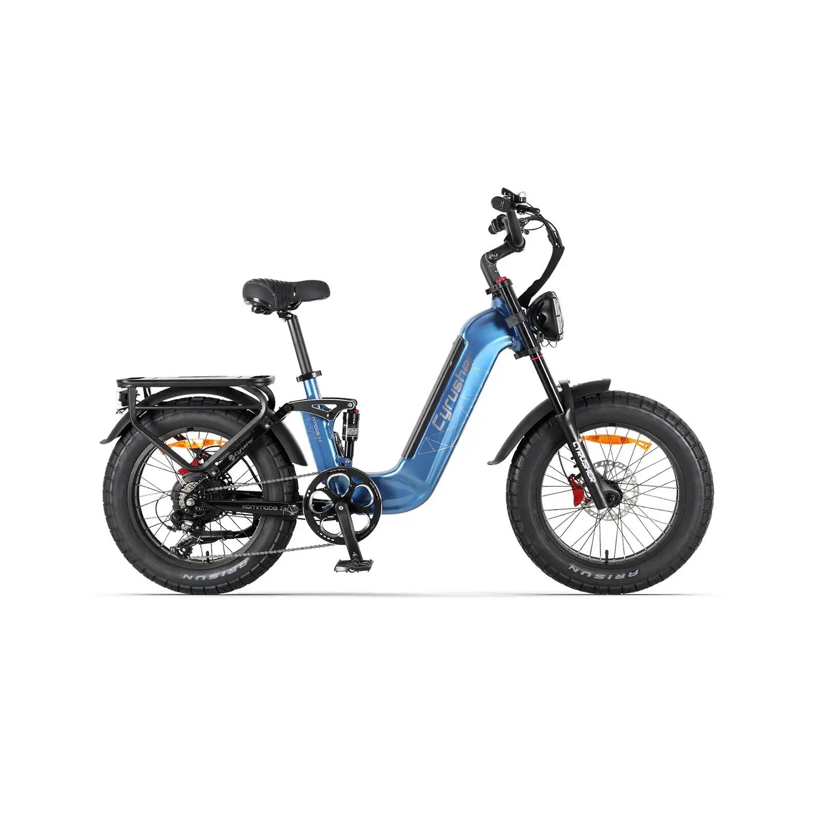 Bicicleta Elétrica de Suspensão Total Cyrusher Kommoda 3.0, 48V 20Ah 2/5