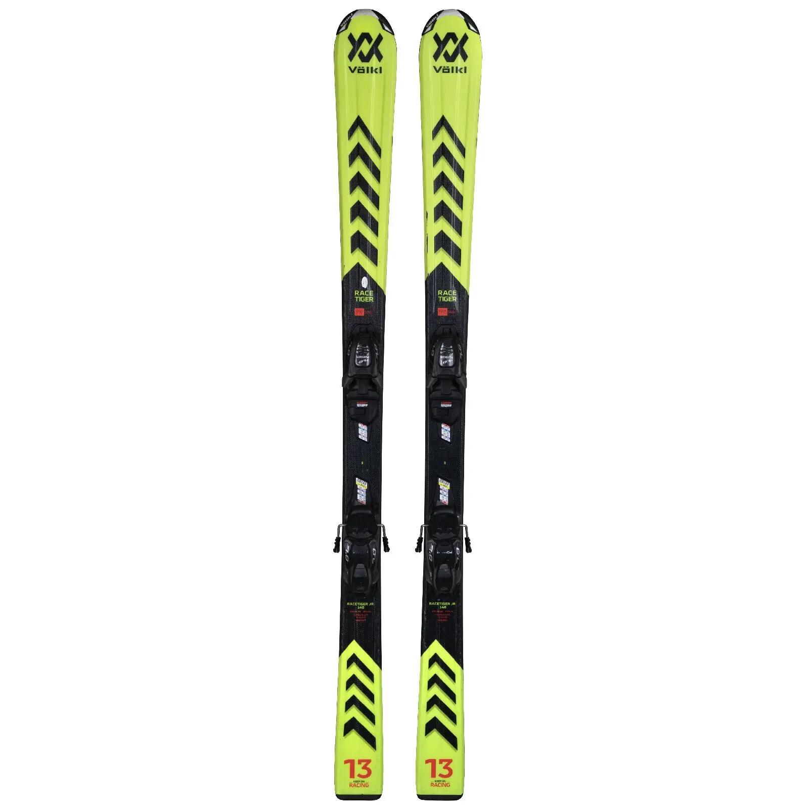 RECONDITIONNE - Ski Junior Volkl Racetiger Jr + Fixations 2/4