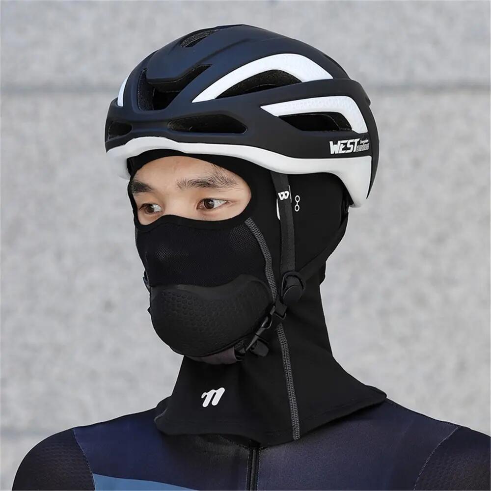 Cagoule polaire thermique coupe-vent WEST BIKING 3/4