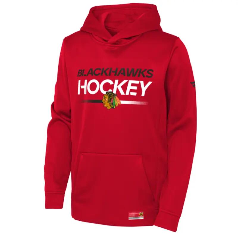Hanorac NHL FANATICS Authentic Pro Junior, Chicago, L roșu, pentru copii