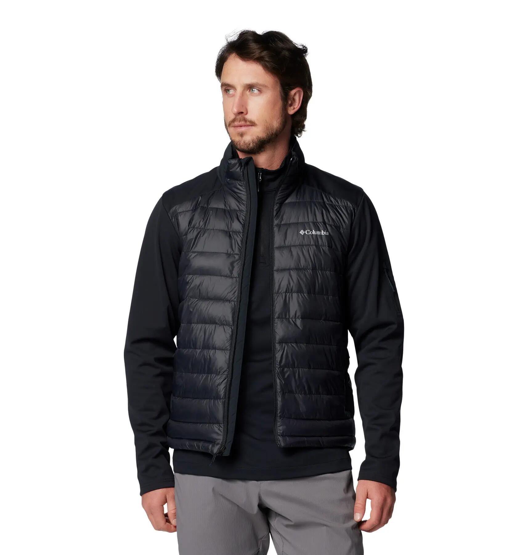 Veste de sport softshell Columbia TECH pour hommes 3/8