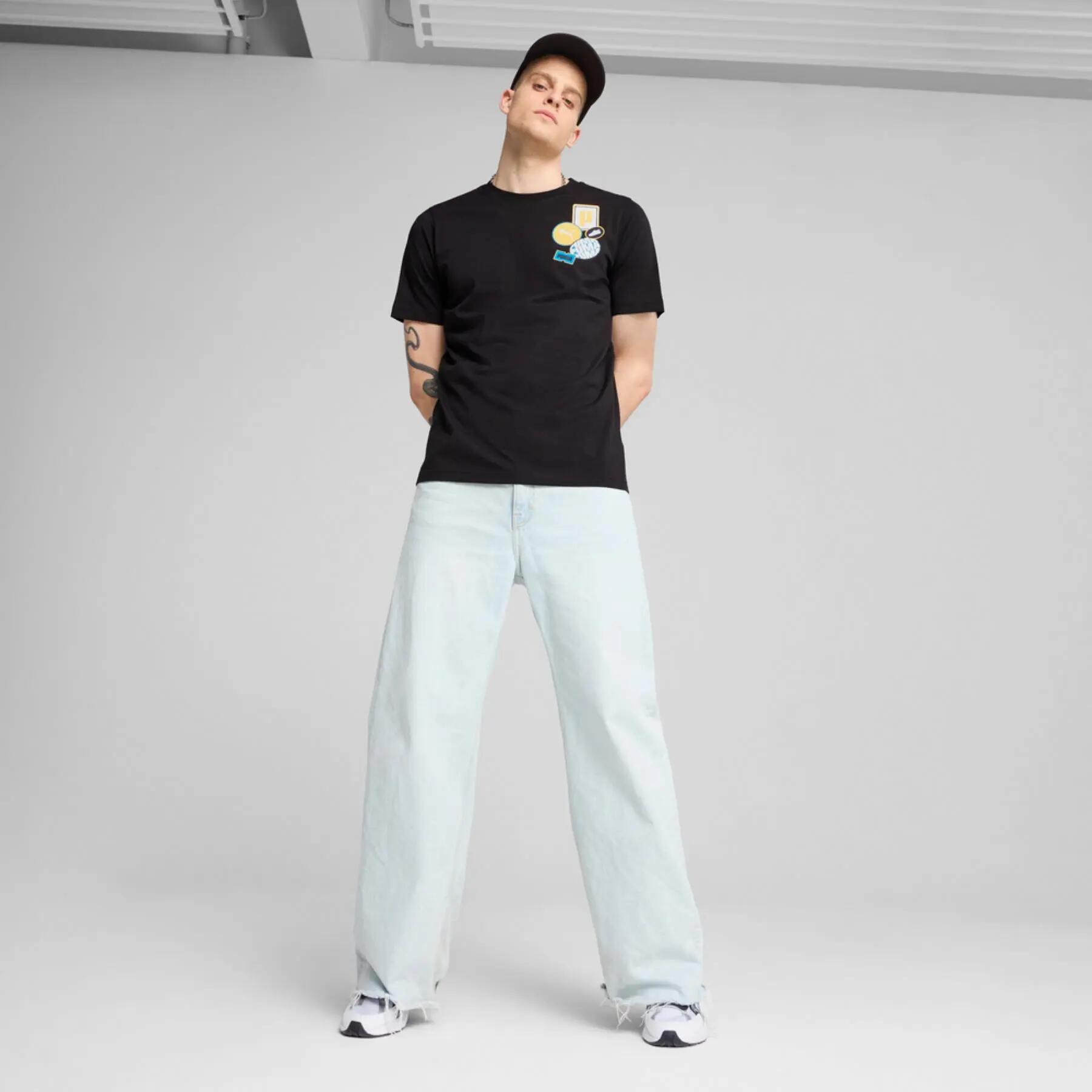 Camiseta esportiva masculina Puma GRAPHICS ICON 5/6