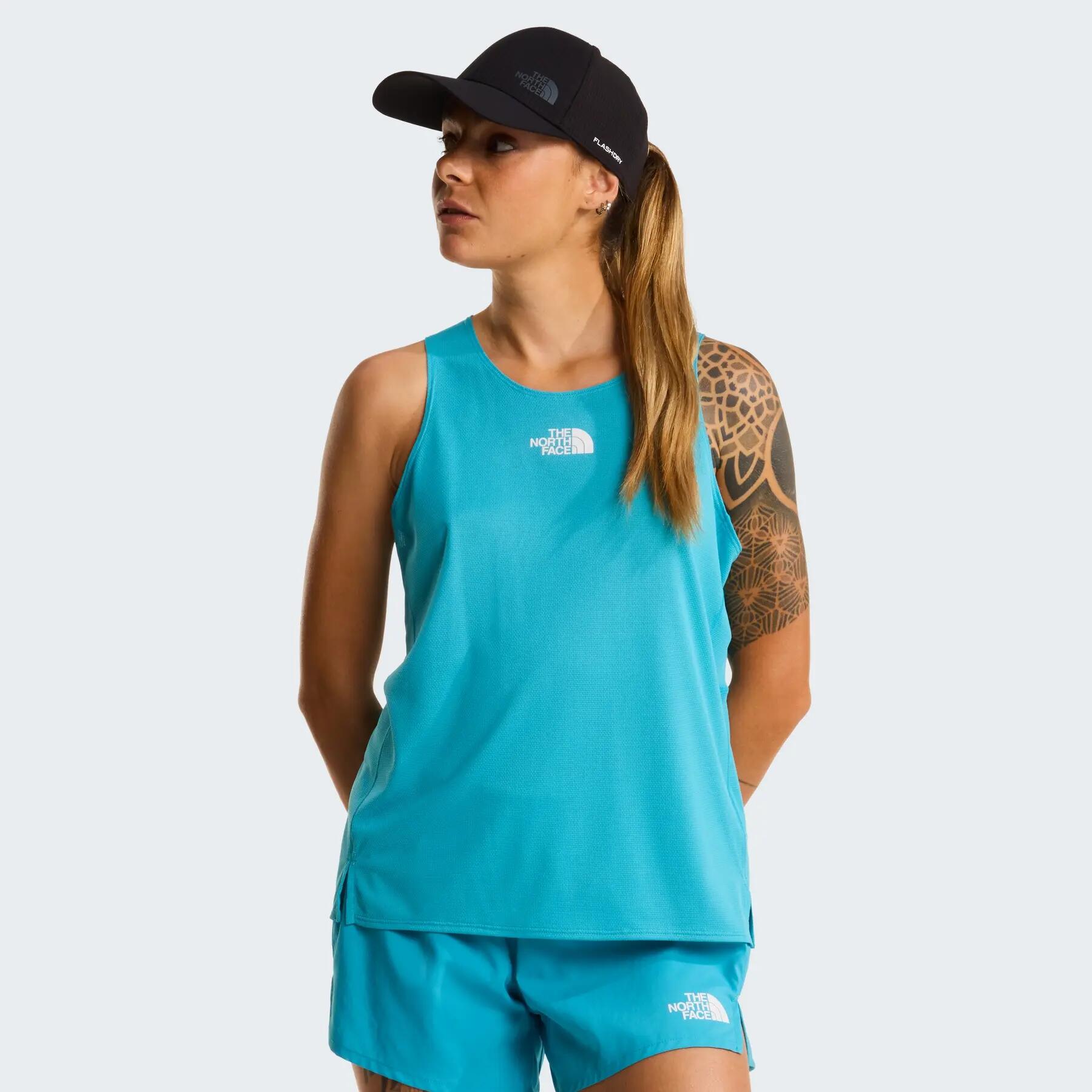 Canotta da corsa da donna THE NORTH FACE LIGHTBRIGHT 3/5