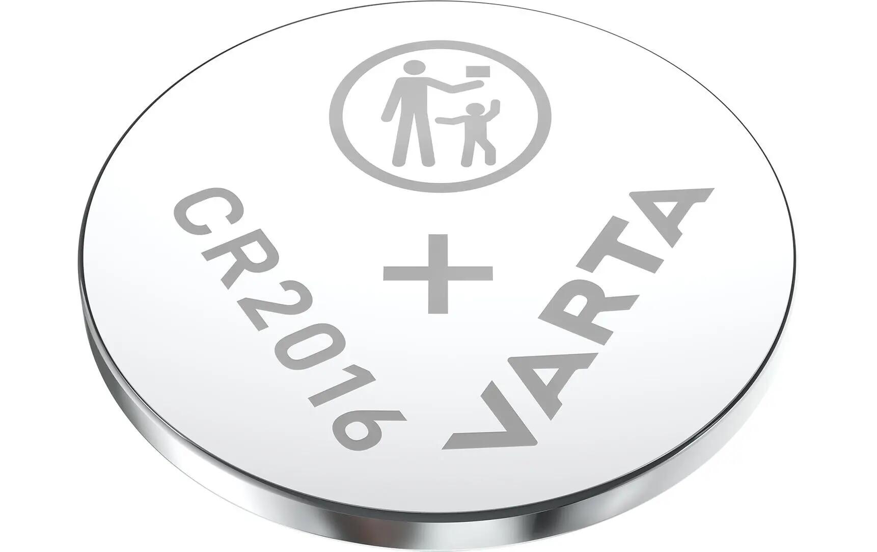 Varta Pila a bottone CR2016 3V Litio 2 pezzi 3/3