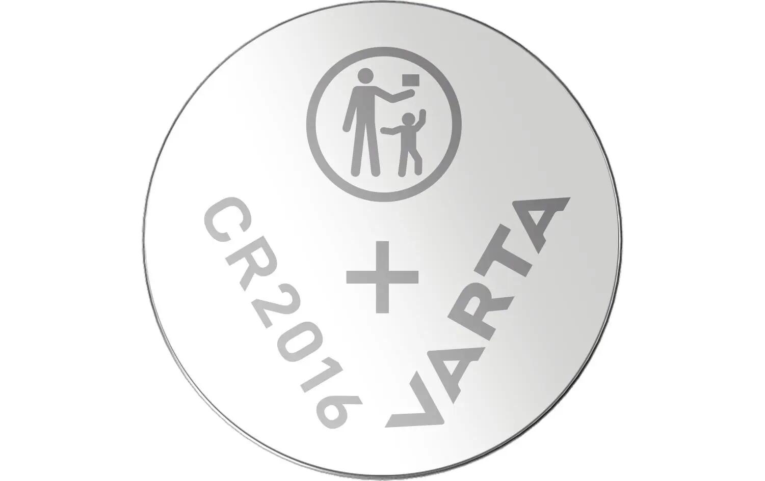Varta Pila a bottone CR2016 3V Litio 2 pezzi 2/3