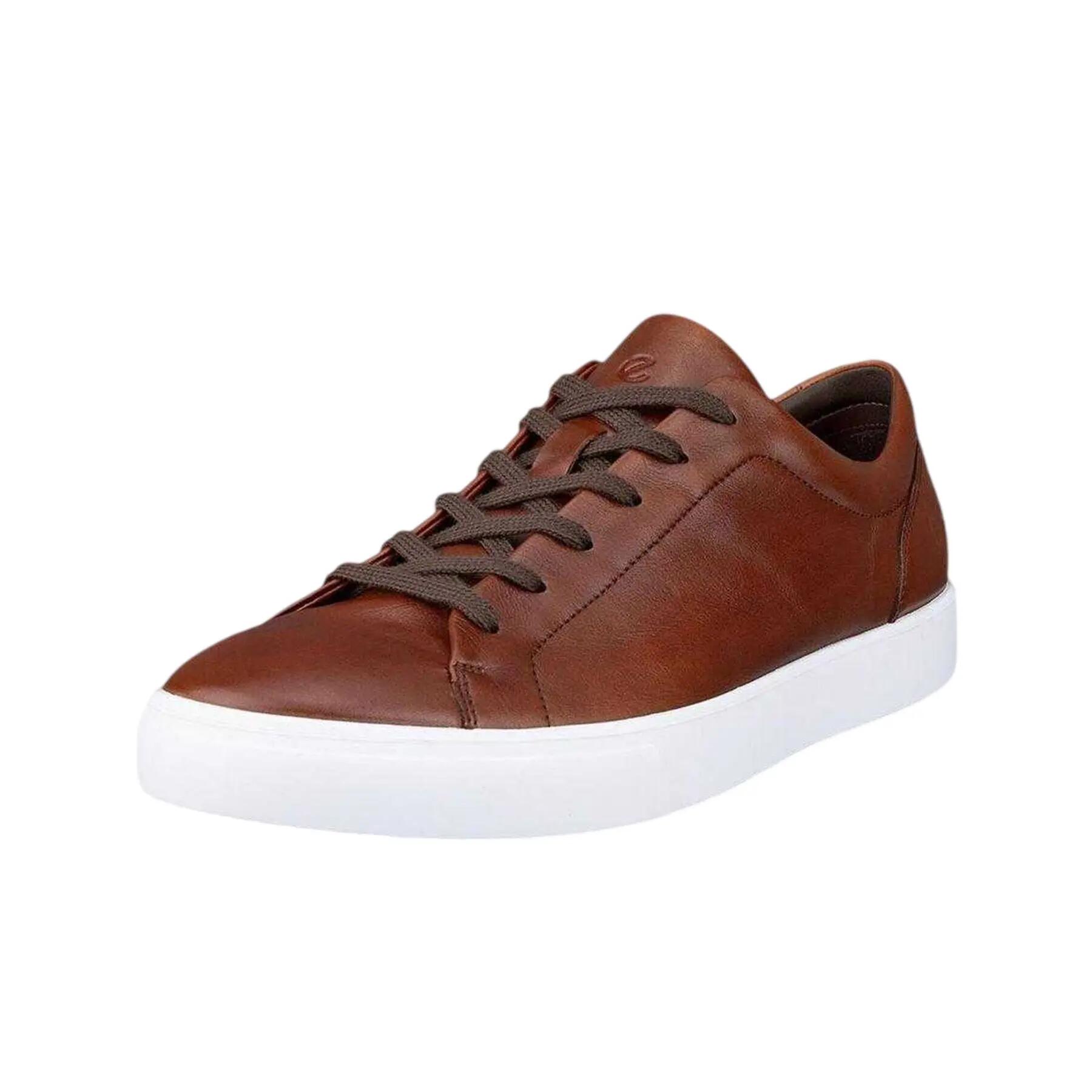 Mens Flat Trainers (Cognac) 4/4