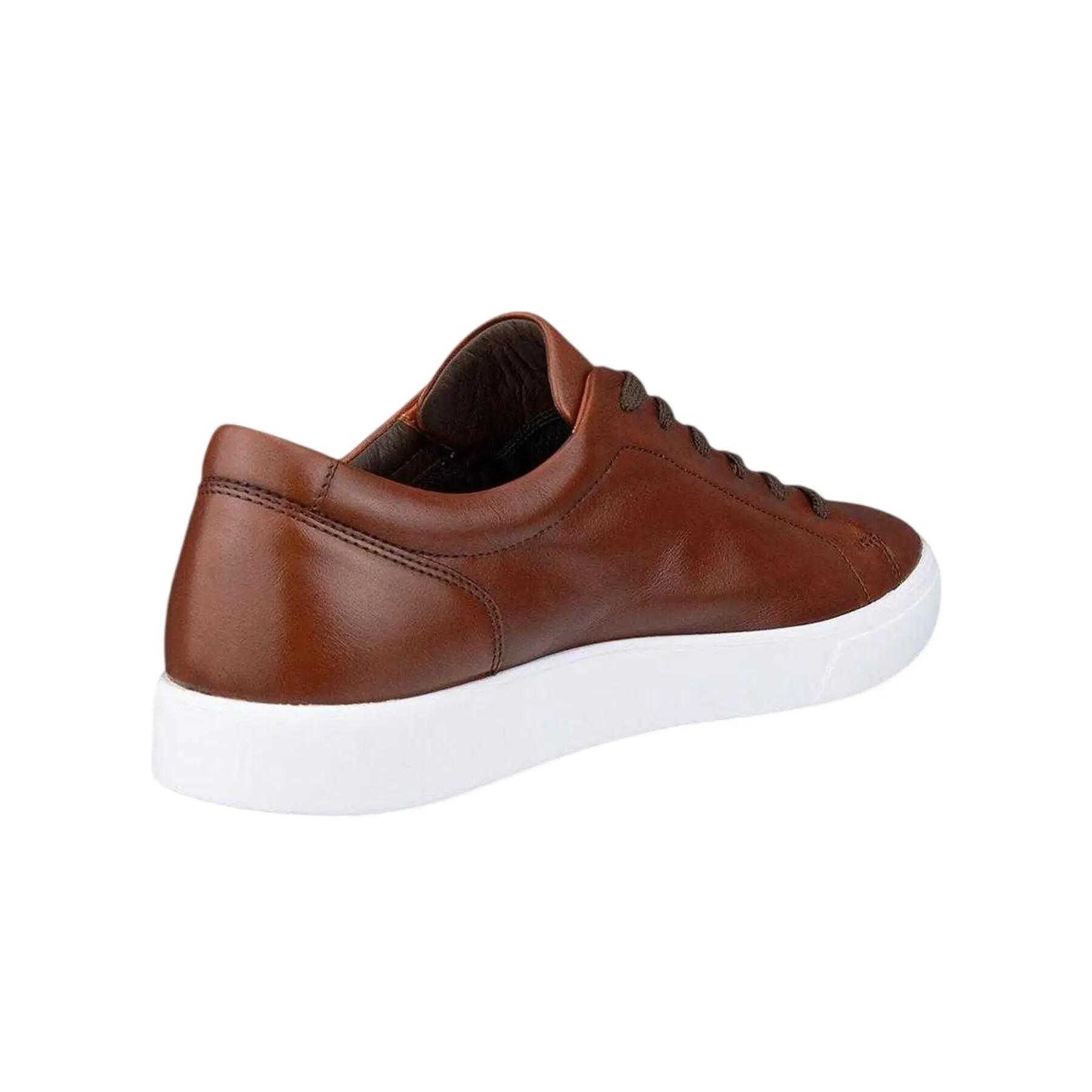 Mens Flat Trainers (Cognac) 2/4