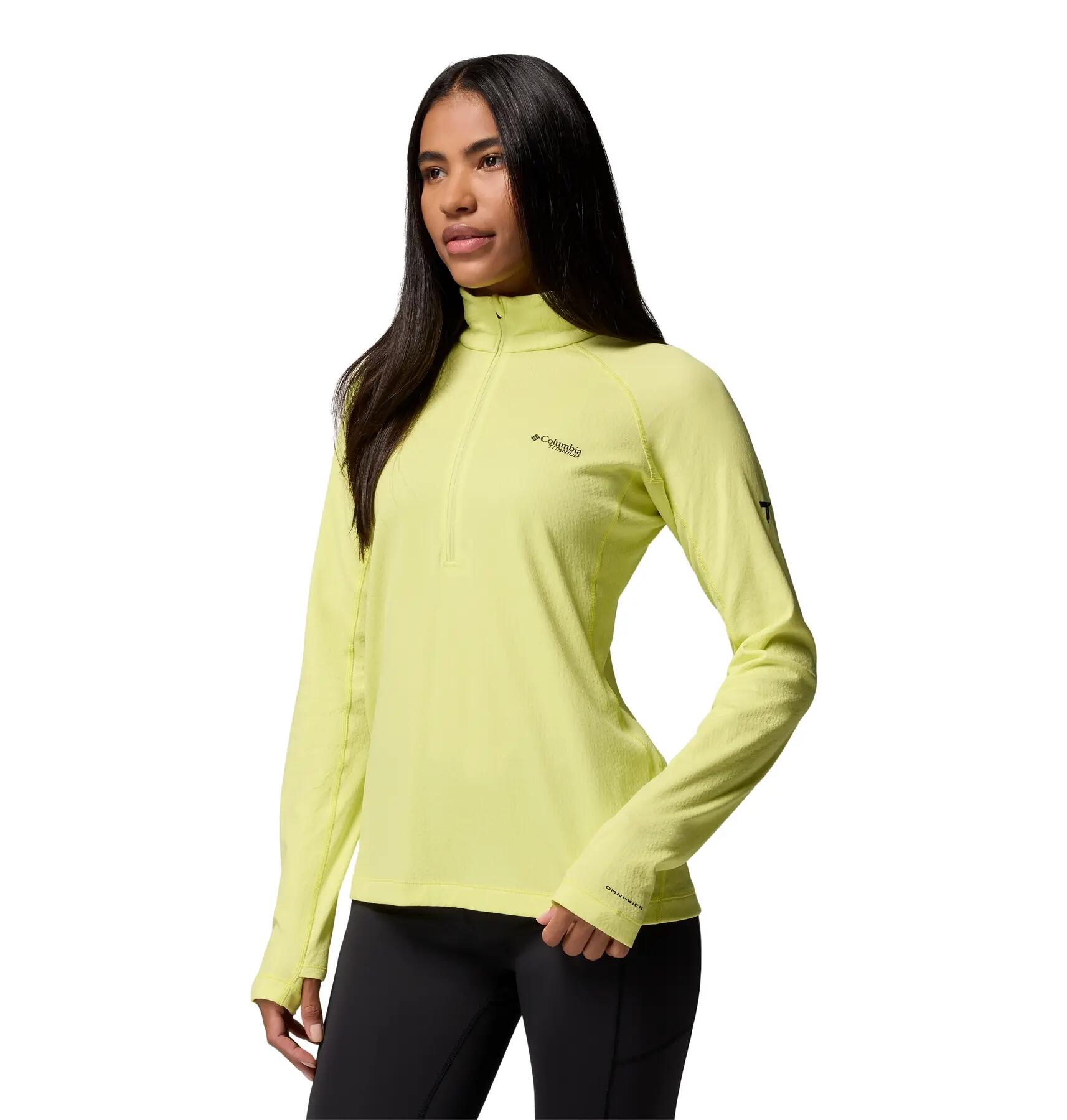 Camiseta deportiva de manga larga para mujer Columbia 3/8