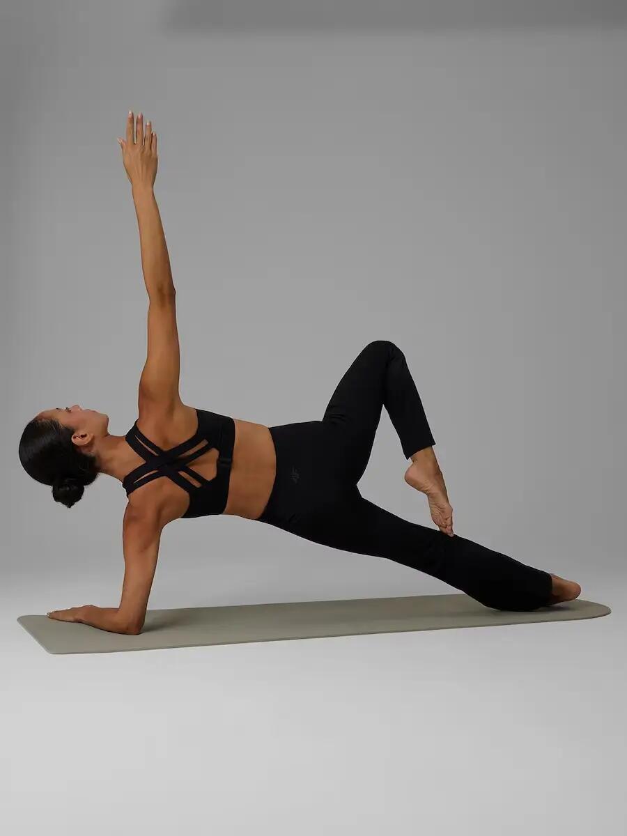 Yoga- en fitness-sportbeha met lage ondersteuning 6/7