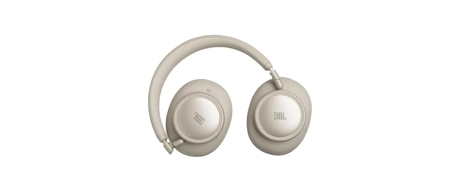 JBL Live 780NC Cuffie Bluetooth con ANC Beige 2/3