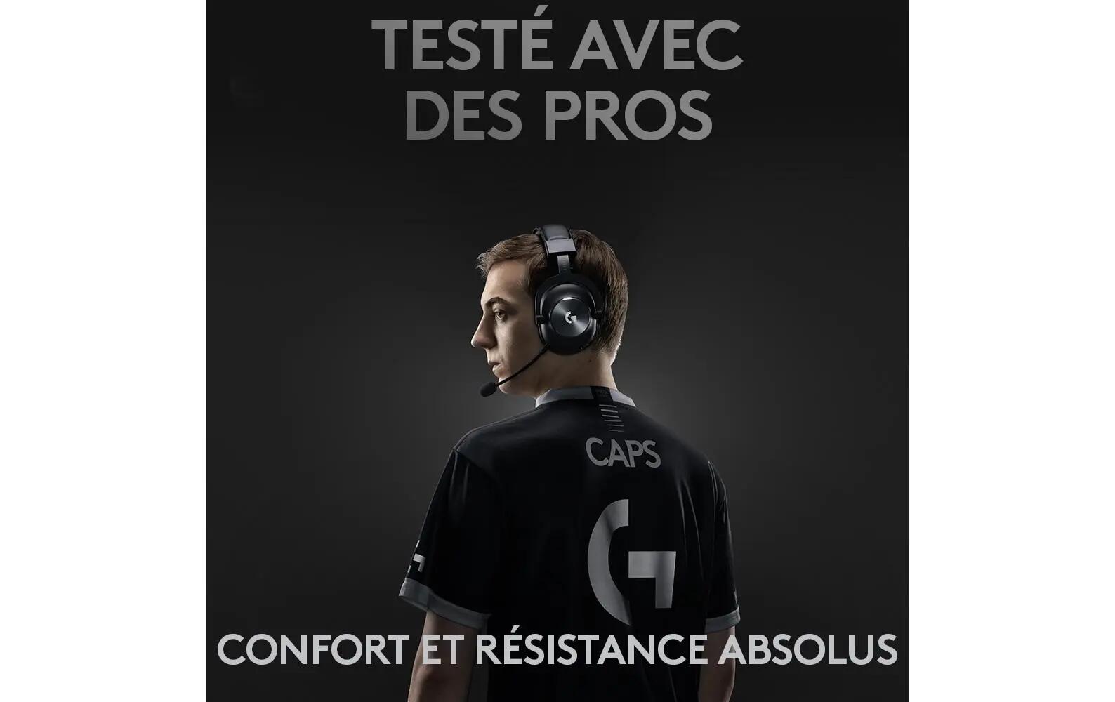 Logitech G Pro X Wireless Lightspeed Cuffie Gaming Nero 2/3