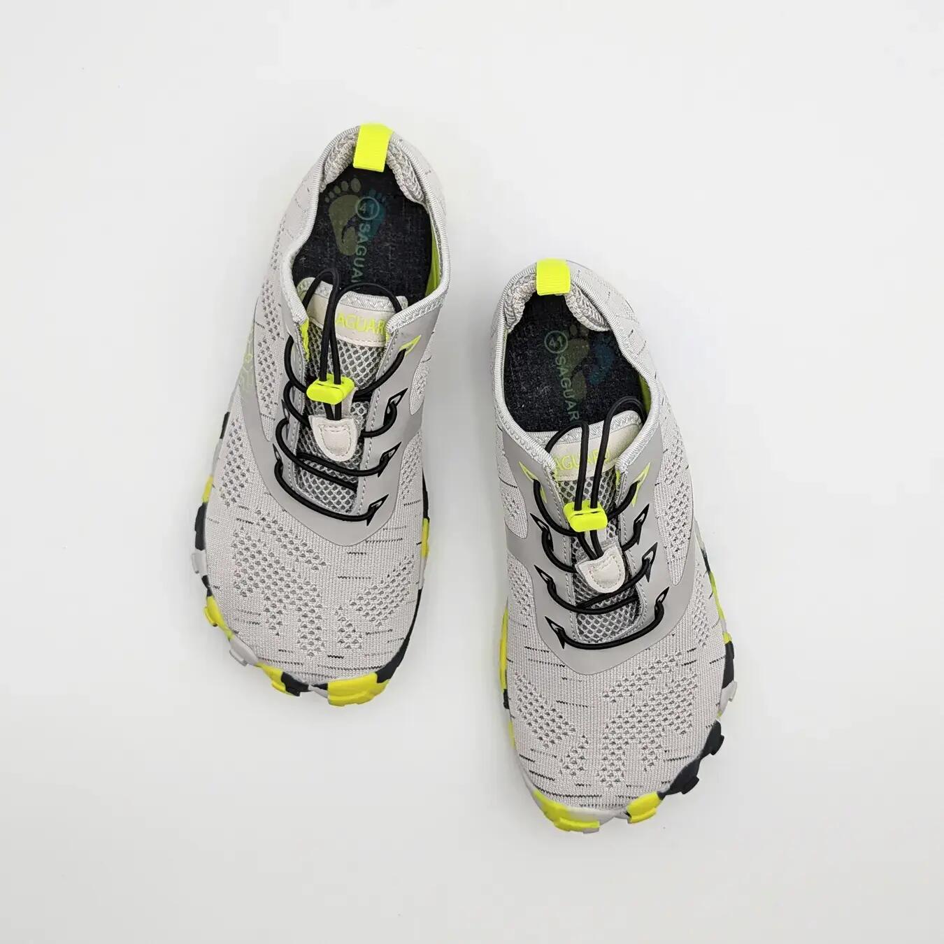 Saguaro Smart I Grey Yellow Sneakers - Size 45 3/5