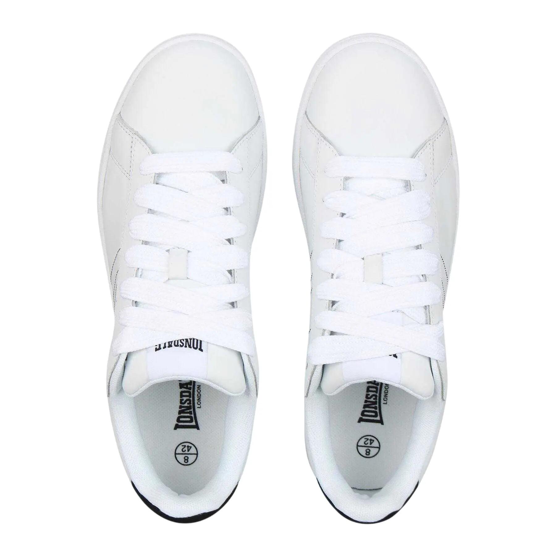 "Kensal" Sneaker für , Leder Herren Weiß 3/4