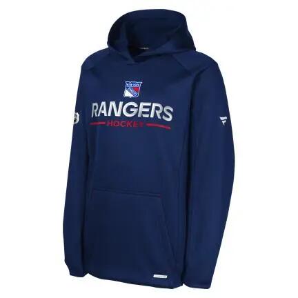 OUTERSTUFF Apro Rink NHL Junior New York Rangers bleu sweat à capuche 3/3