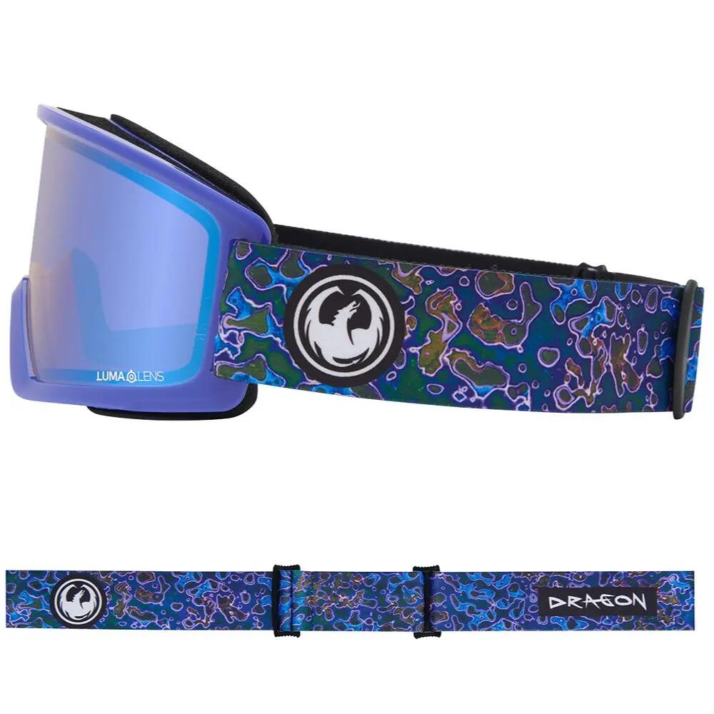 DX3 OTG Lunettes De Ski Unisexes - Urushi/LL Flash Blue 3/5