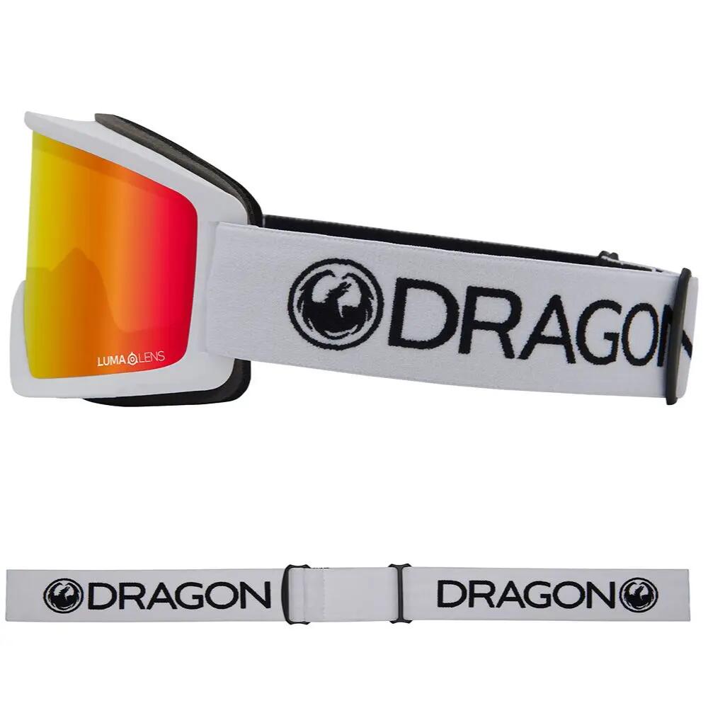DX3 PLUS OTG Occhiali Da Sci Unisex - White/LL Red Ionized & LL Light Rose 3/6
