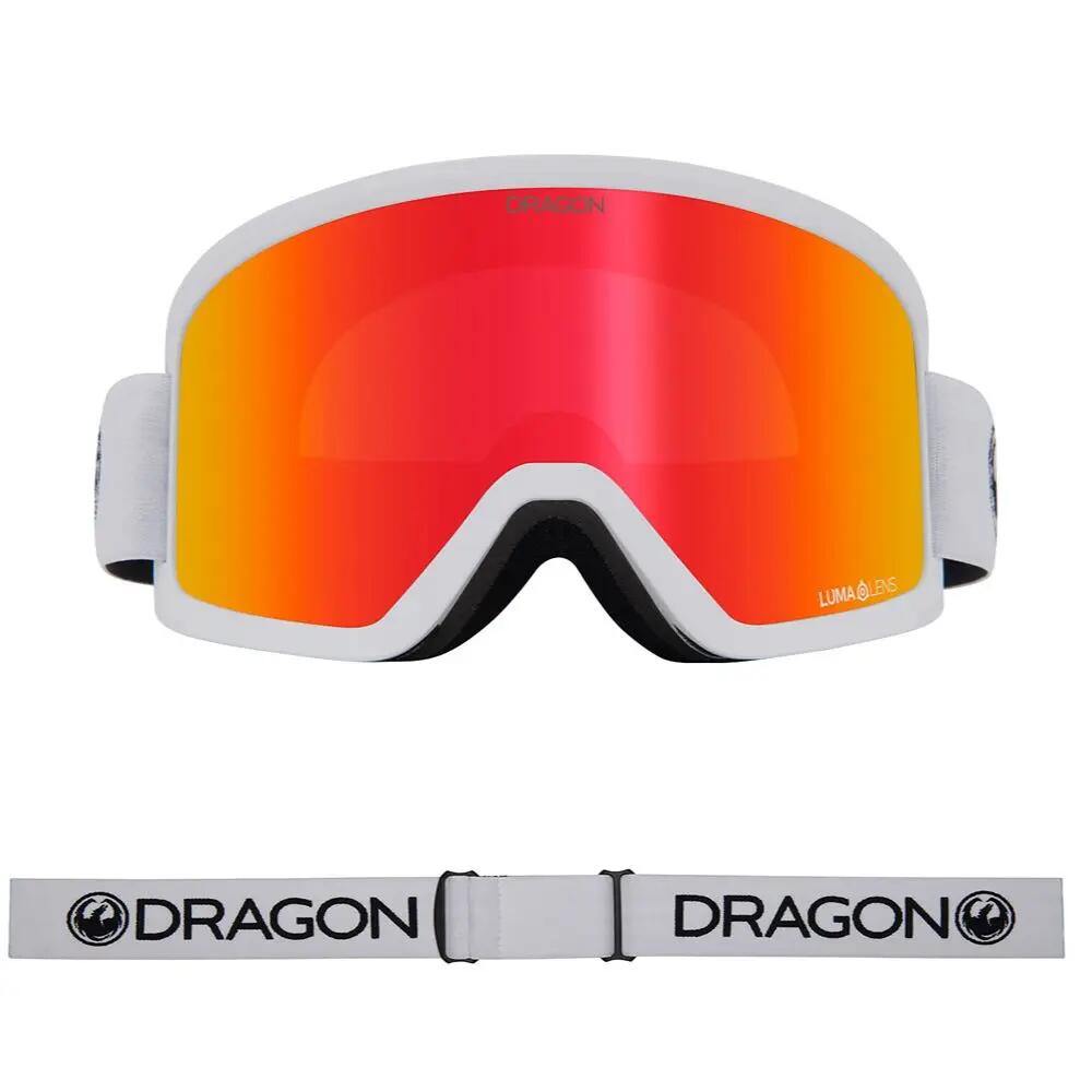 DX3 PLUS OTG Occhiali Da Sci Unisex - White/LL Red Ionized & LL Light Rose 2/6