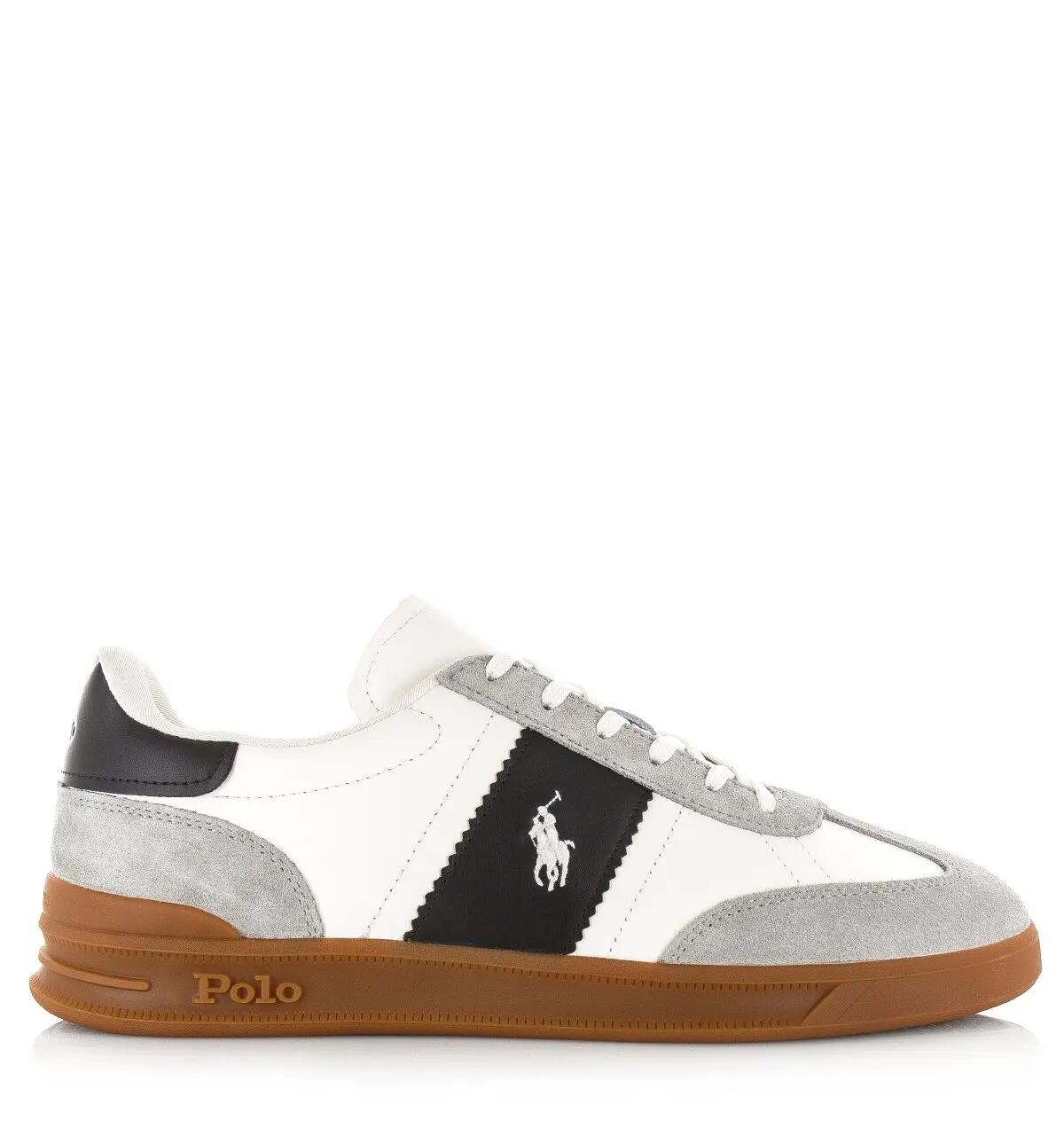"Aera" Sneaker für , Leder, Flach Herren Weiß/Schwarz/Grau 7/7