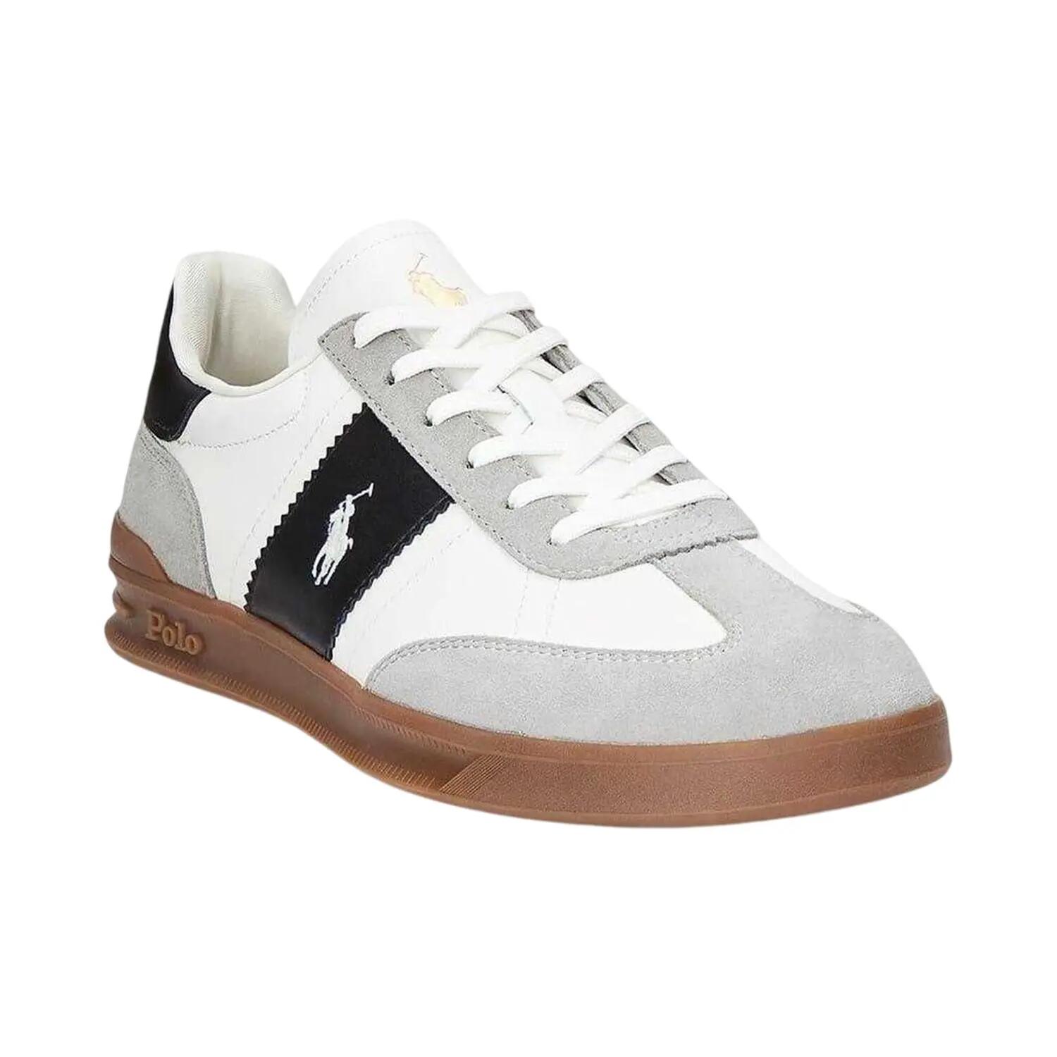 "Aera" Sneaker für , Leder, Flach Herren Weiß/Schwarz/Grau 4/7