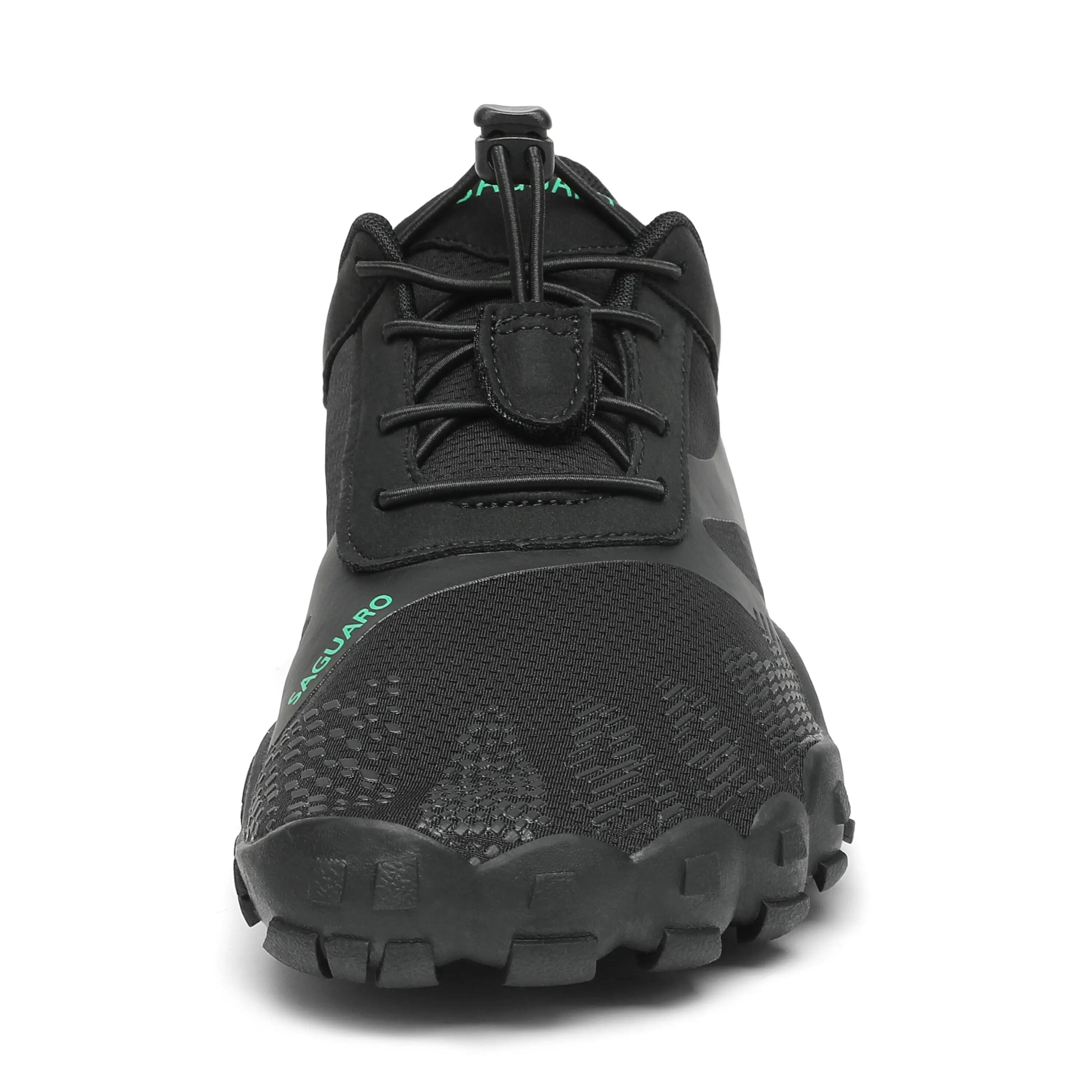 Saguaro Barefoot Vitality III – Tênis para trilha, treino e fitness, Preto 5/7