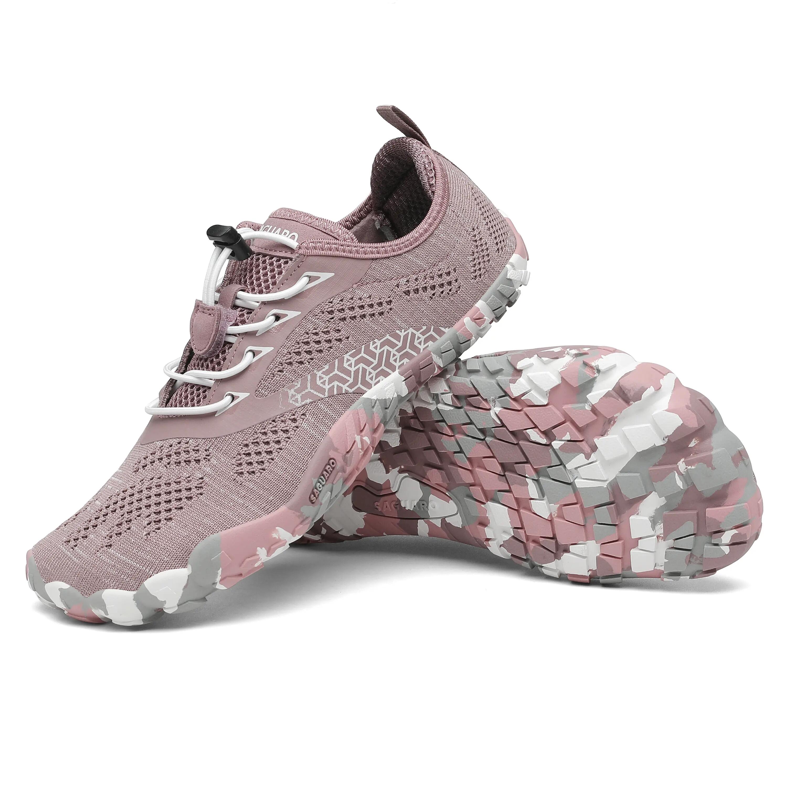 Saguaro Barefoot Smart II – Scarpe trail e fitness leggere, Rosa 6/7