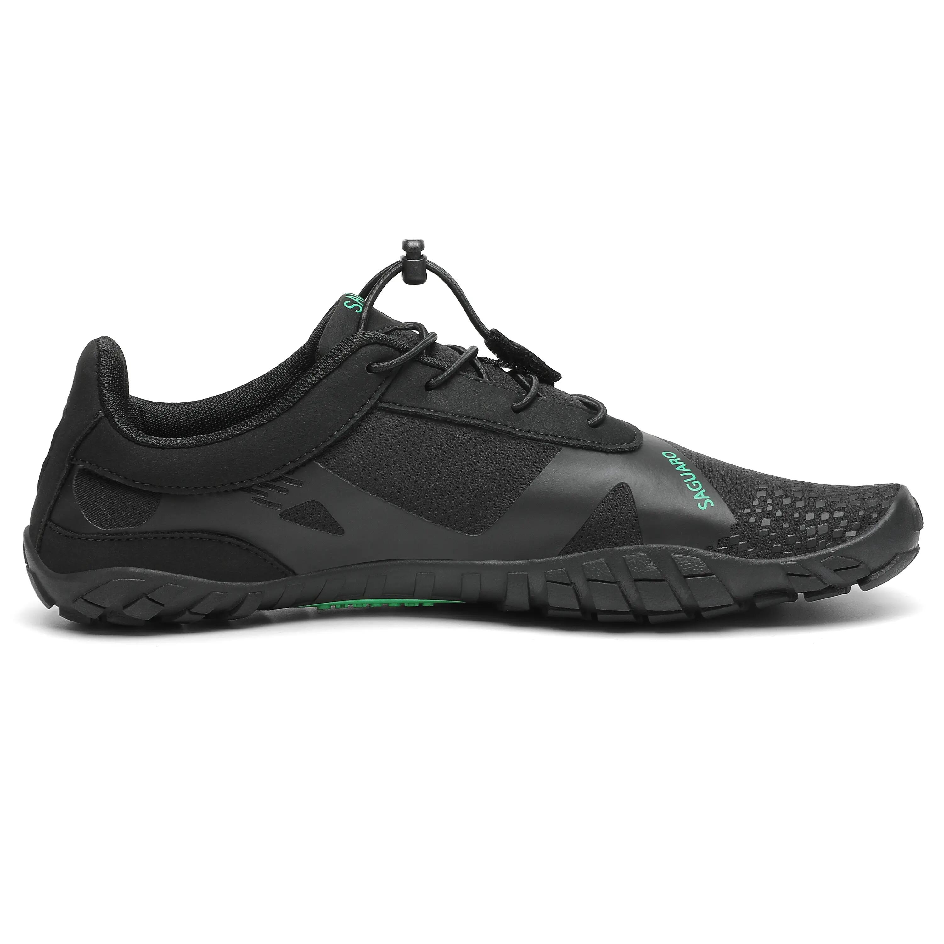 Saguaro Barefoot Vitality III – Tênis para trilha, treino e fitness, Preto 2/7