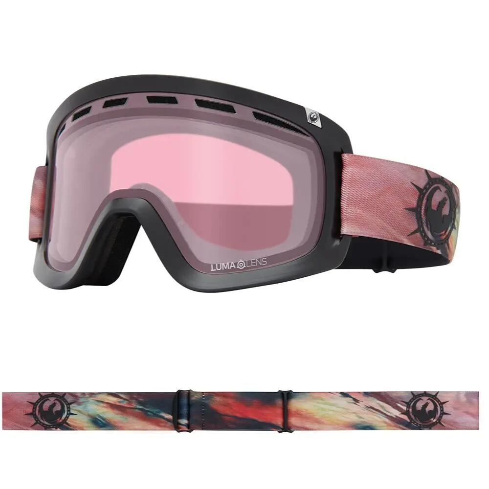D1 OTG Unisex Skibrille - Burnout/LL Gold Ionized & LL Light Rose 5/6